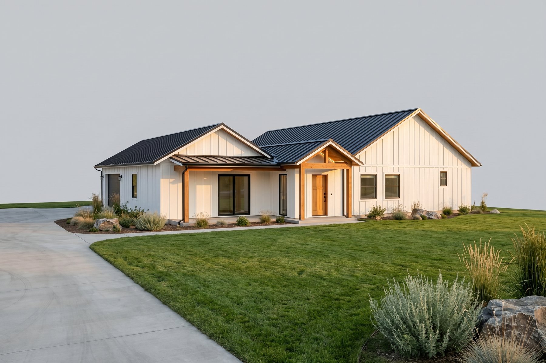 Photoreal render of the example home
