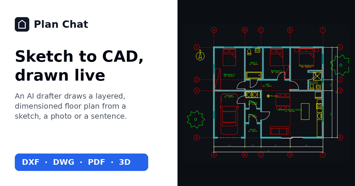 Plan Chat CAD Plug-ins: AI Floor Plans in AutoCAD, Revit, SketchUp ...